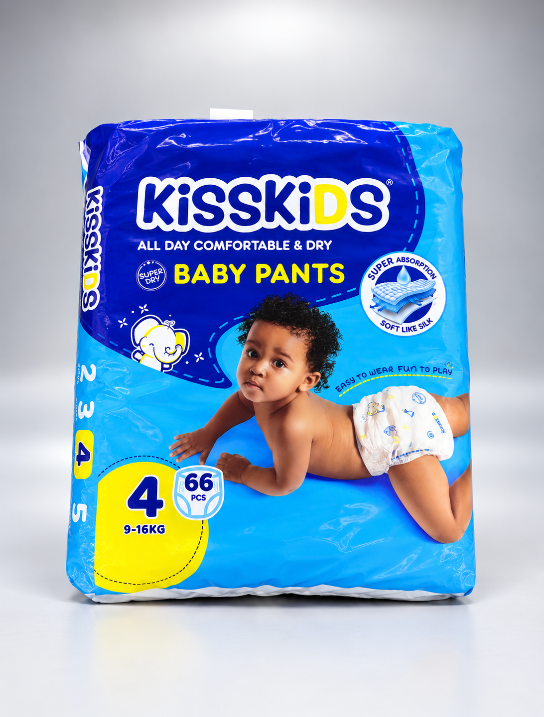 KissKids Baby Pants Size4 By 66Pcs