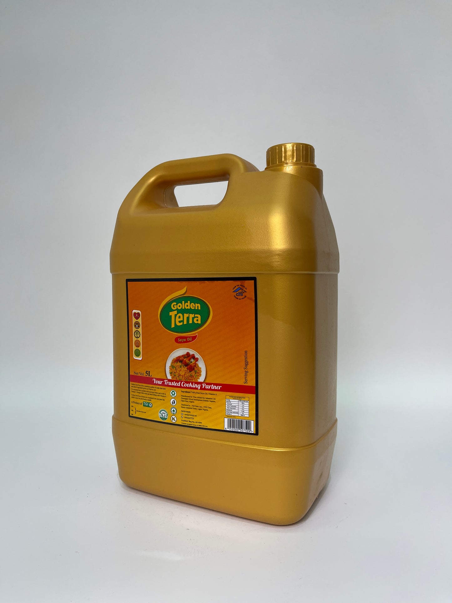 Golden Terra Soya Oil (5Litres)