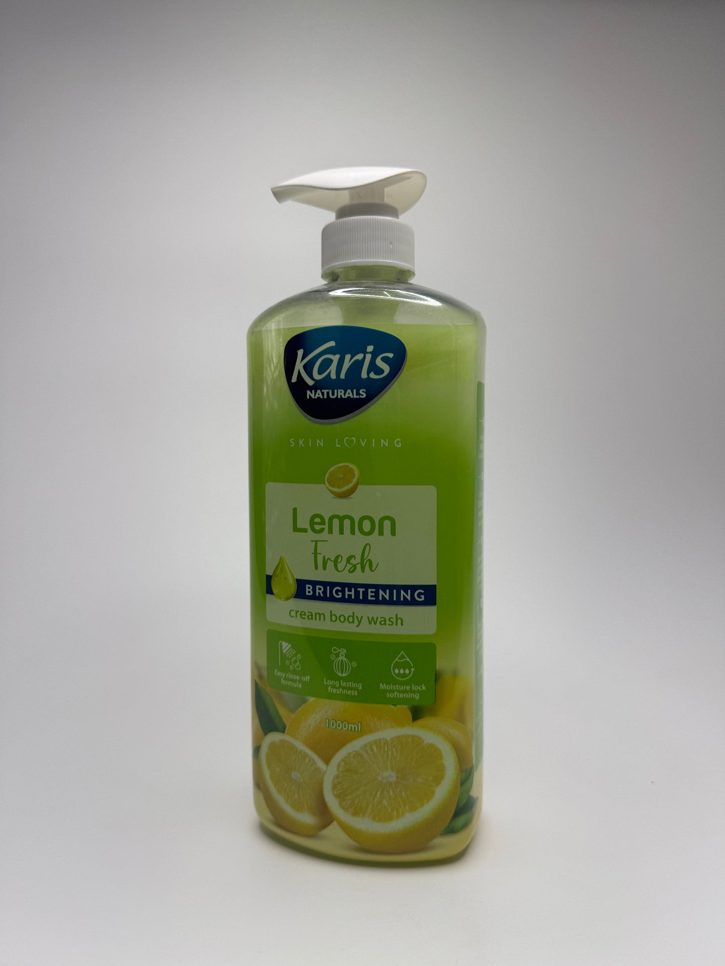 Karis Naturals Lemon Fresh Brightening Cream Body Wash