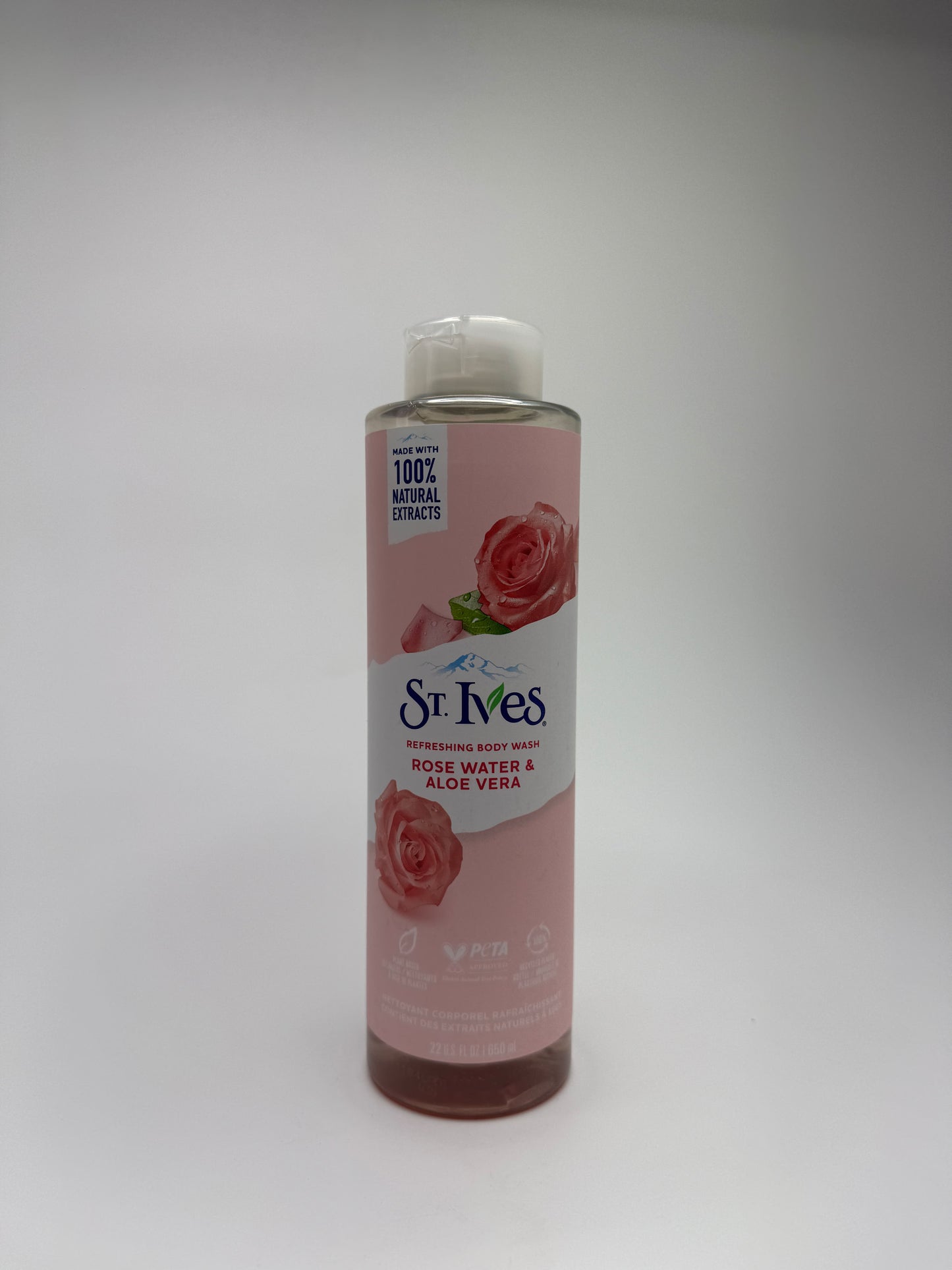 St. Ives Refreshing Body Wash in the Rose Water & Aloe Vera scent