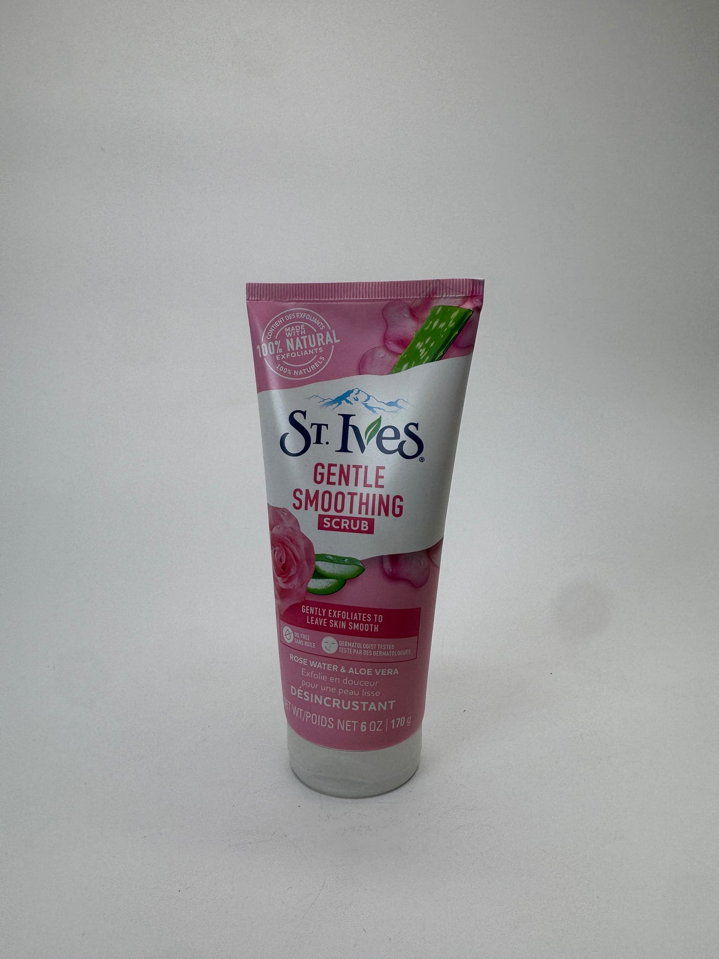 St. Ives Gentle Smoothing Scrub (Rose Water & Aloe Vera)