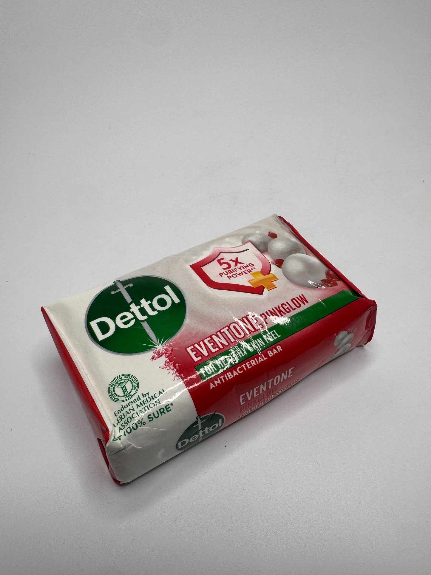 Dettol Eventone PinkGlow Antibacterial Bar Soap (105g)