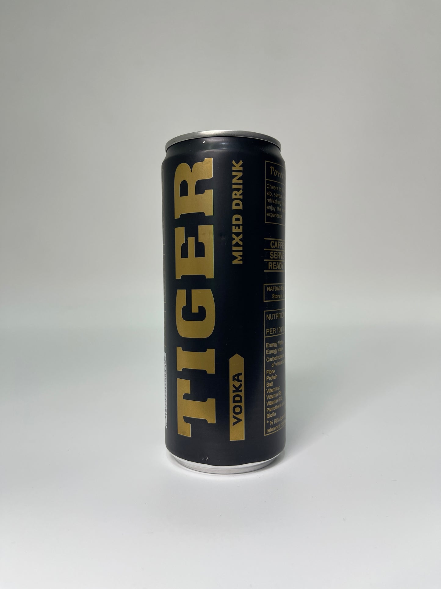 Tiger Vodka Can