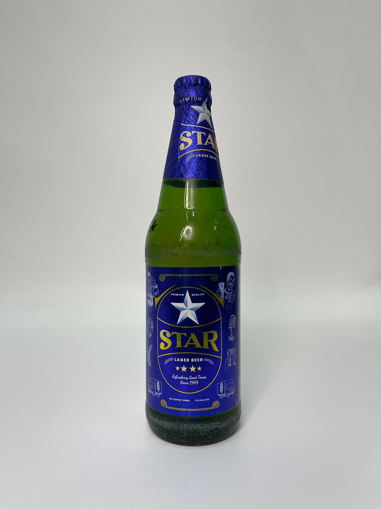 Star Lager Beer Bottle