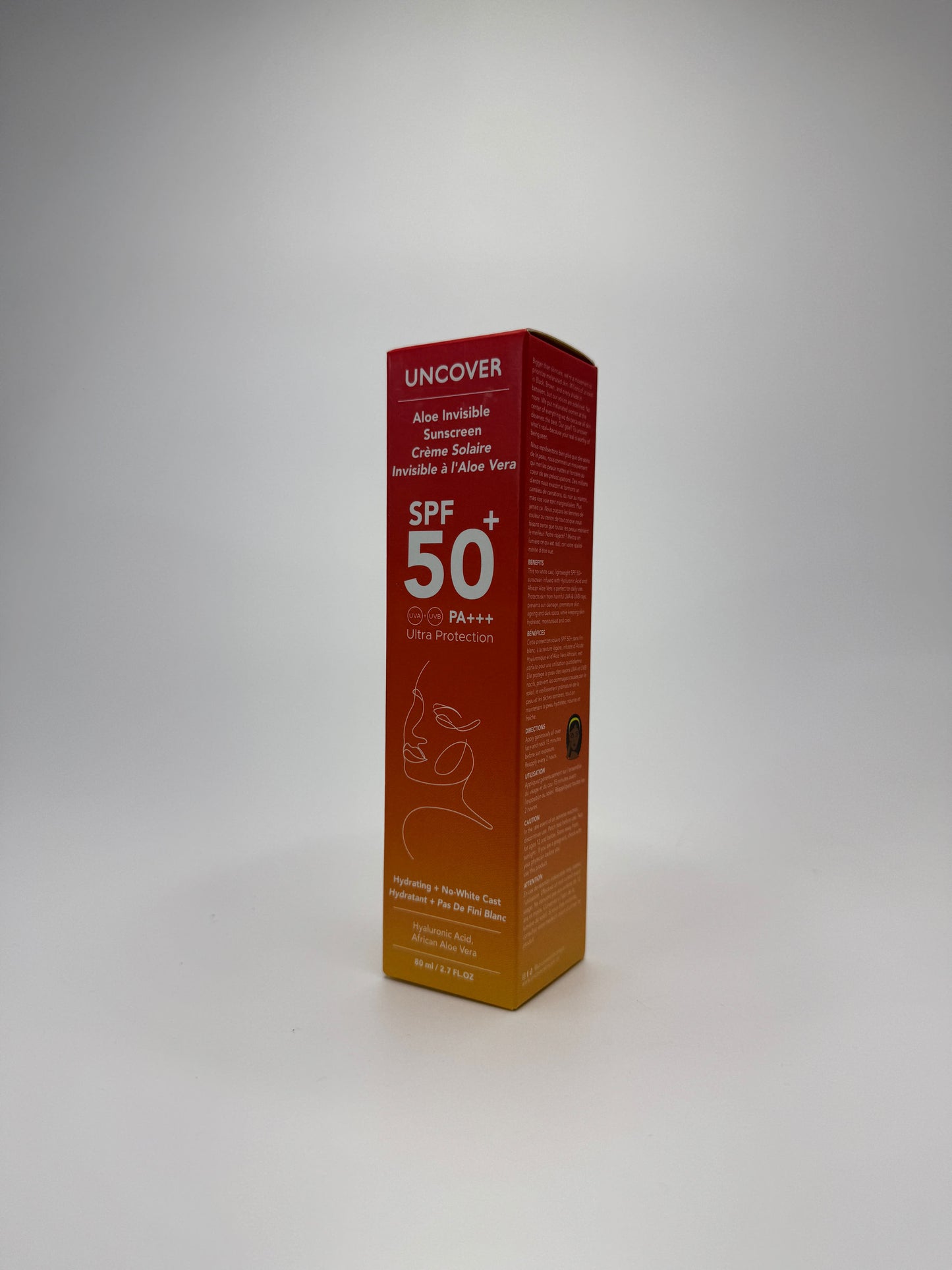 Uncover Aloe Invisible Sunscreen SPF 50+