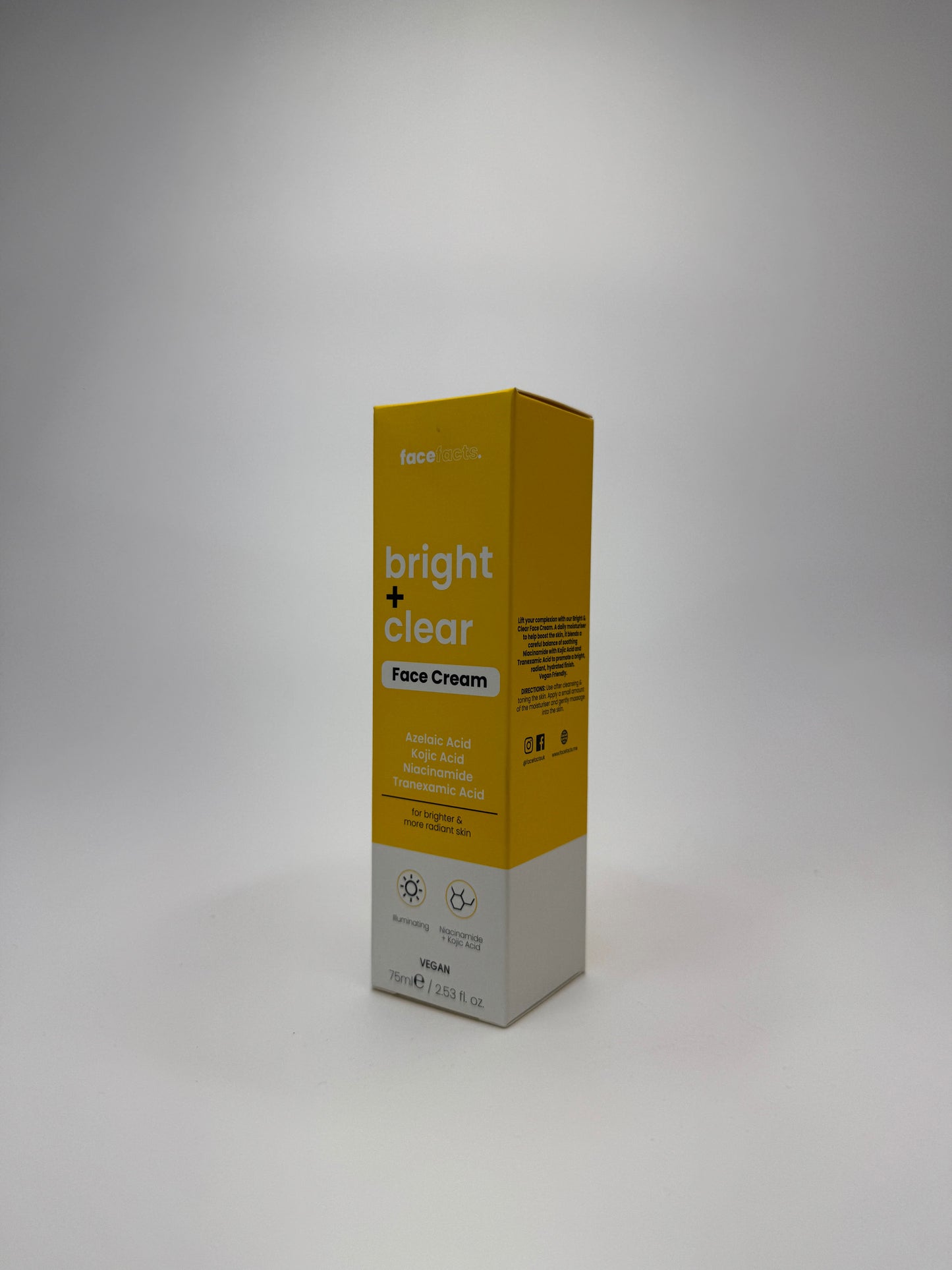 FaceFacts Bright + Clear Face Cream (75ml)