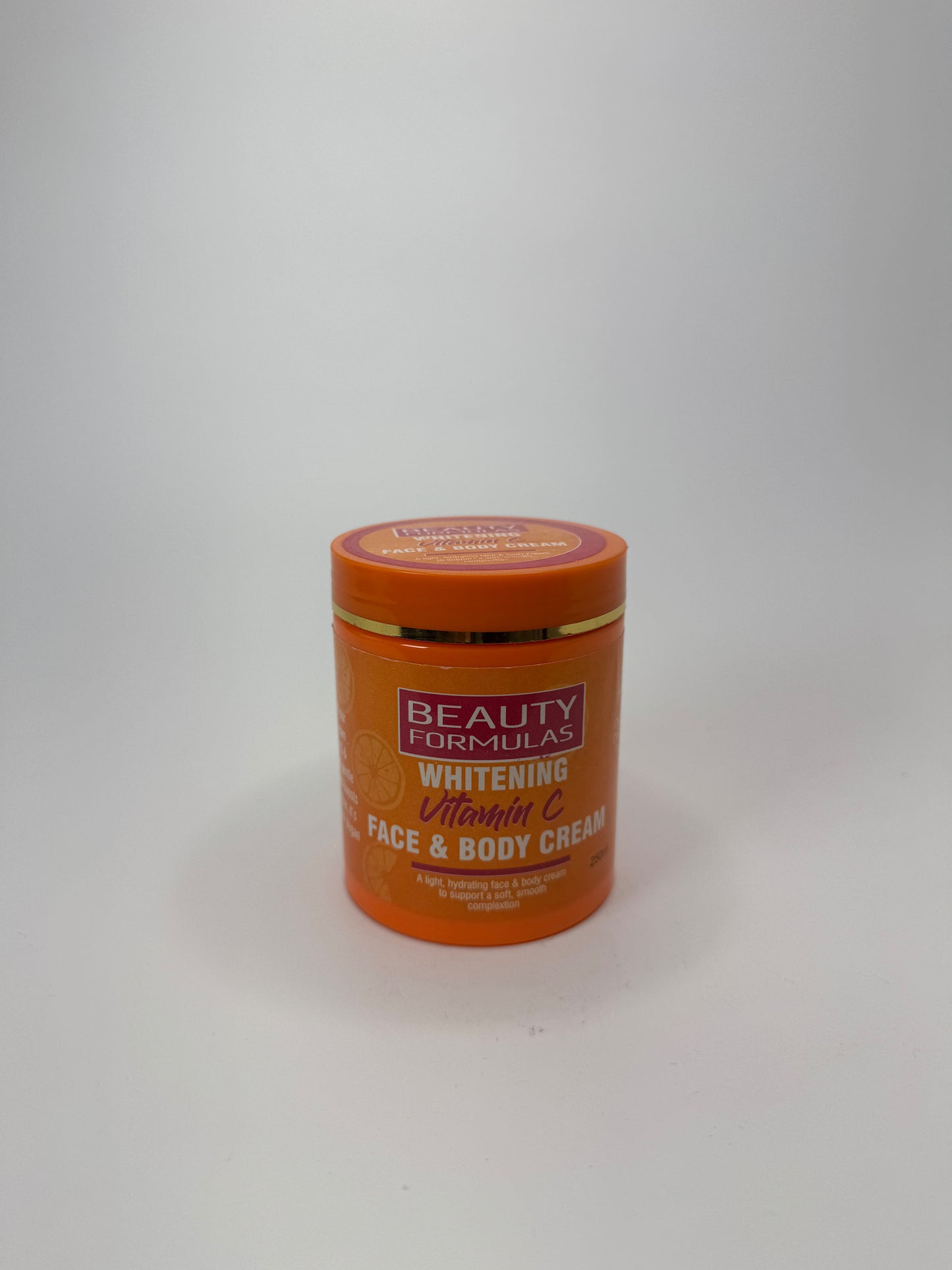 Beauty Formulas Whitening Vitamin C Face & Body Cream (250ml)