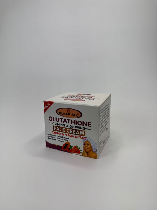 Clear All Glutathione Toning & Glowing Face Cream