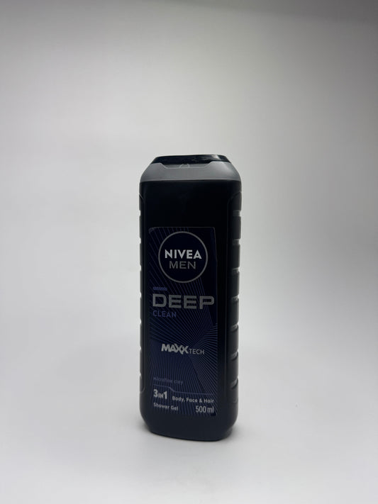 Nivea Men Deep Clean Shower Gel (500ml)
