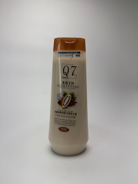 Q7 Paris Cocoa Glow Skin Lightening Premium Shower Cream (850ml)