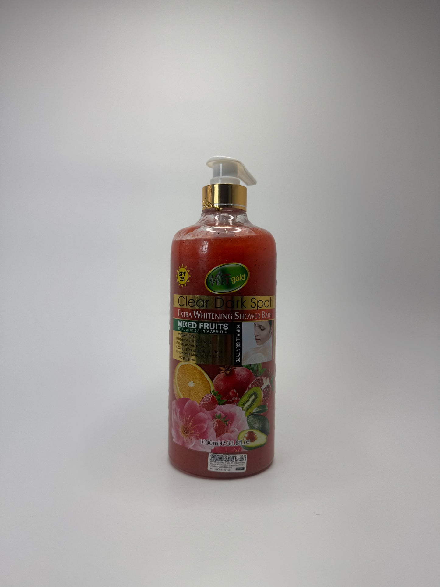 Veetgold Mixed Fruits Clear Dark Spot Extra Whitening Shower Gel