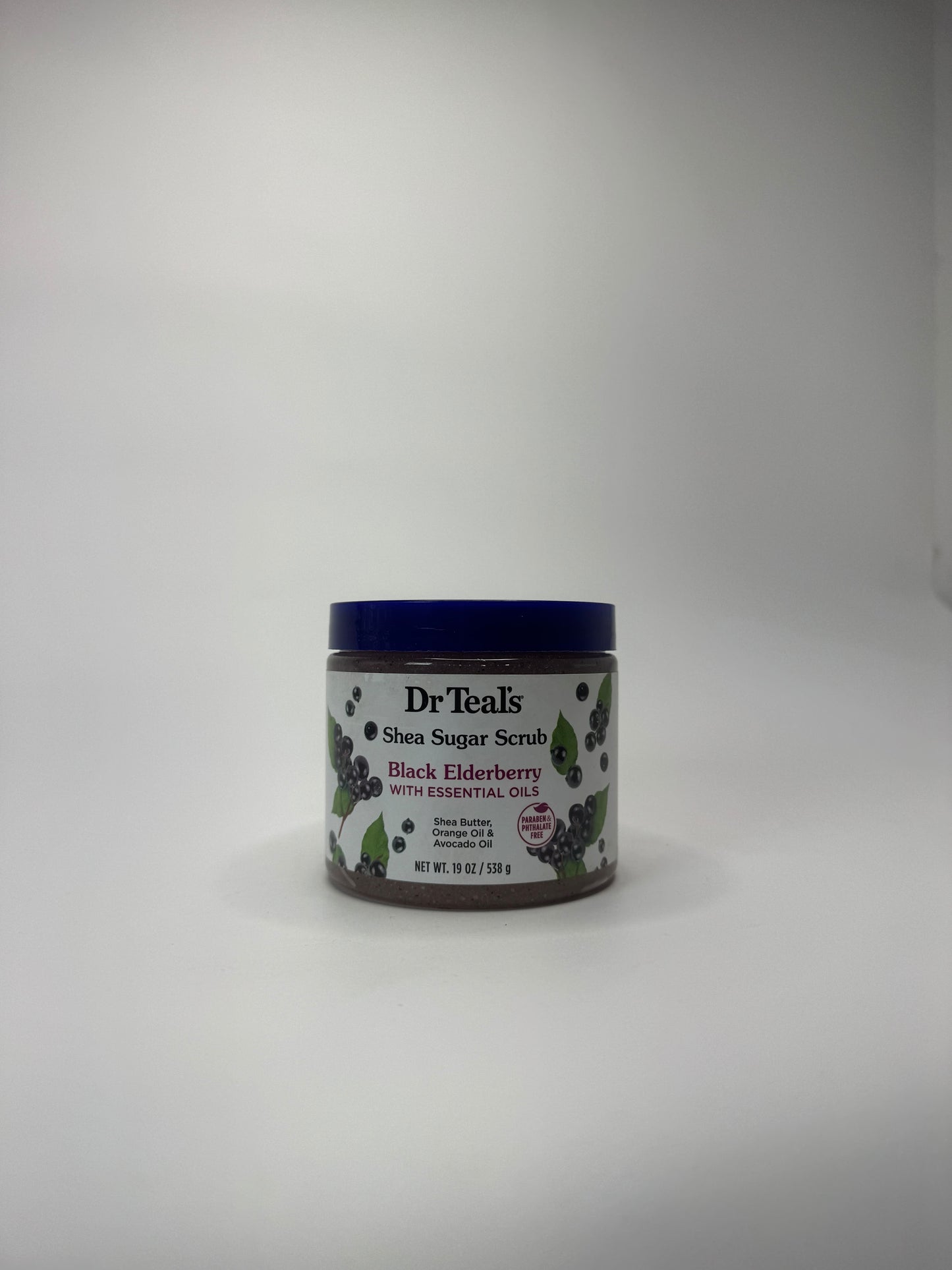 Dr Teal's Shea Sugar Body Scrub (Black Elderberry Scent)