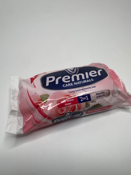 Premier Care Naturals 2-in-1 Rose Water & Glycerin Soap 175g
