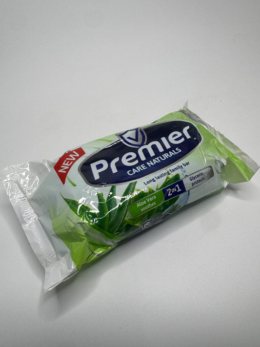 Premier Care Naturals 2-in-1 Aloe Vera & Glycerin Soap 175g