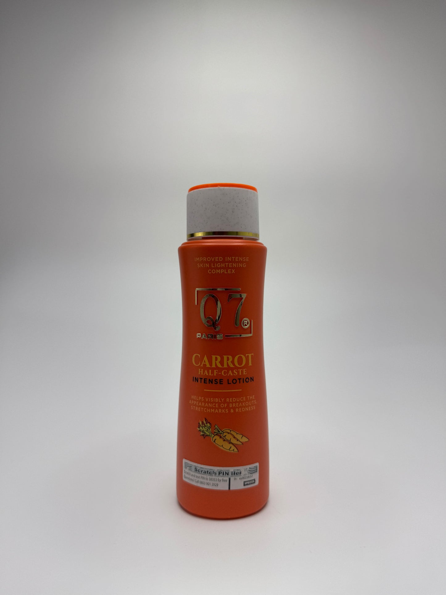 Q7 Paris Carrot Intense Skin Lightening Complex Lotion