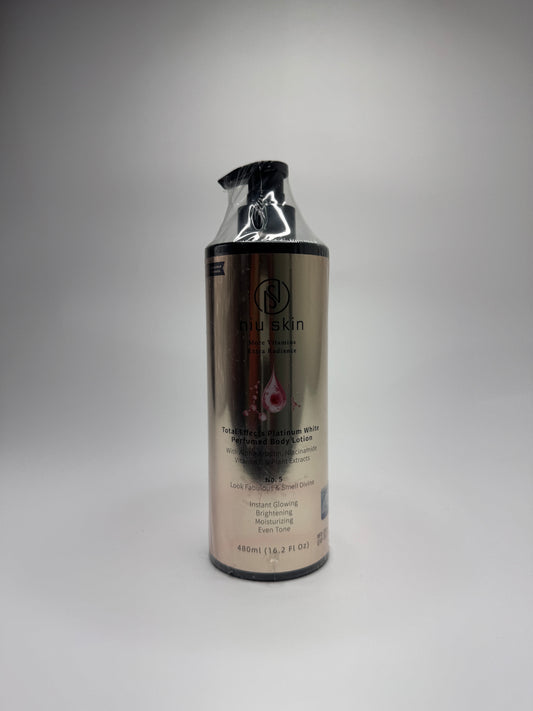 Niu Skin Total Effects Platinum White Perfumed Body Lotion